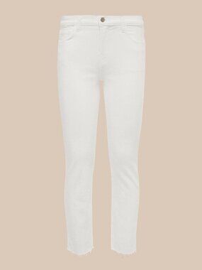 L'AGENCE Sada Slim-Leg Cropped Jean in Blanc NWT. Size 31.